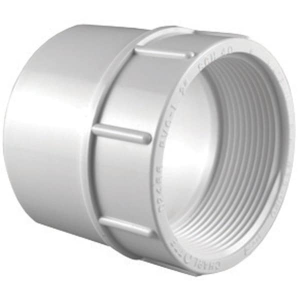 Charlotte Pipe And Foundry Charlotte Pipe 2.5 in. FPT x 2.5 in. Dia. FPT Pipe Adapter 4006789 - main